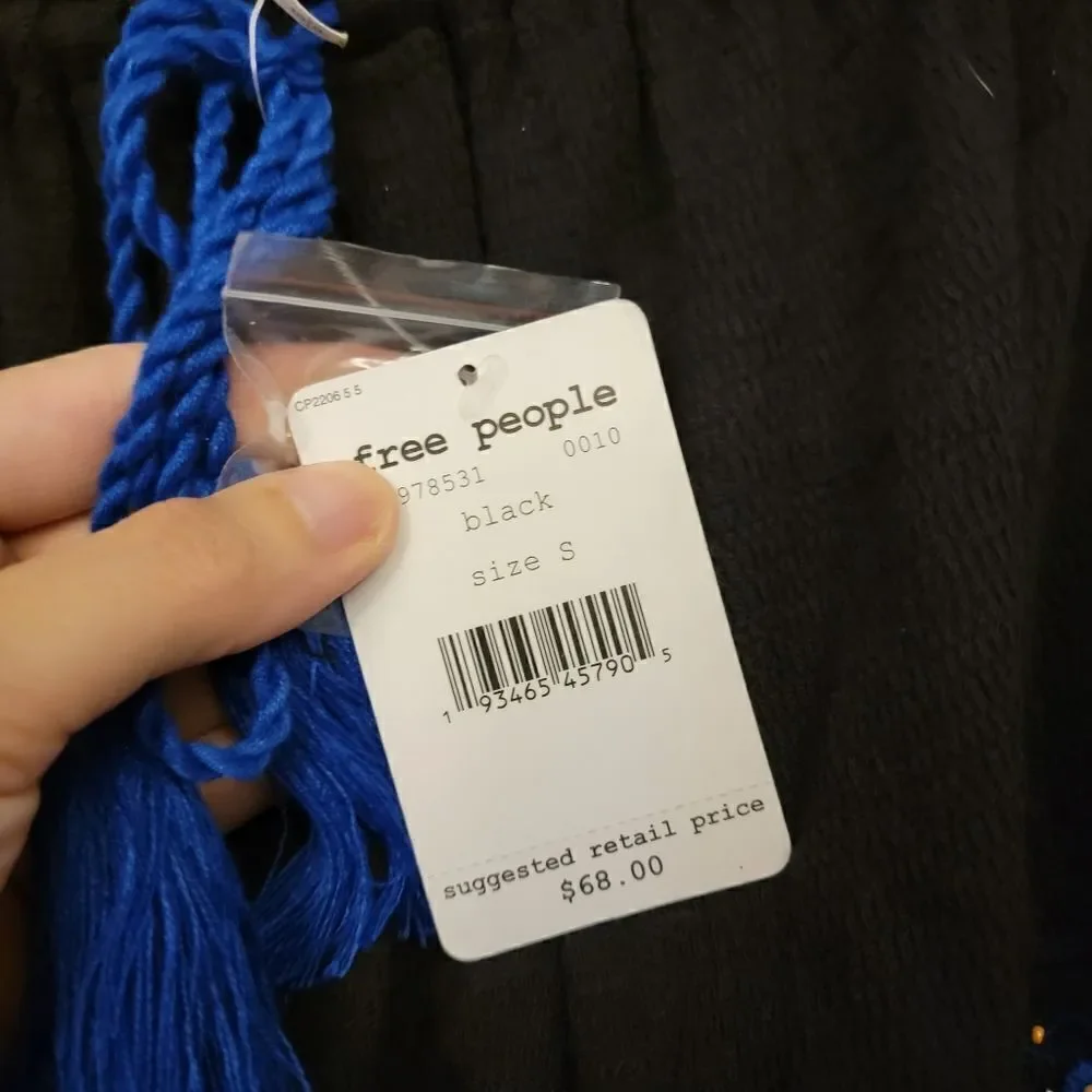 Free People Beaded Tube Top